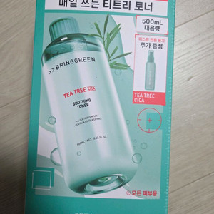 브링그린 티트리 시카 수딩 토너 500ml + 미스트