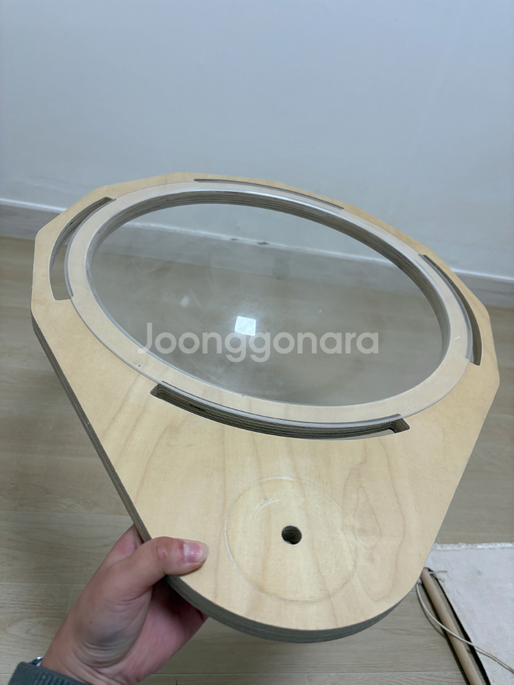 스윗캣 캣폴 원형 투명해먹--0