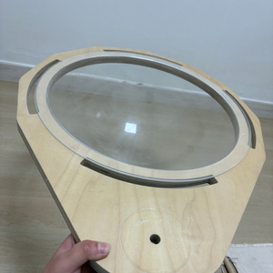 스윗캣 캣폴 원형 투명해먹