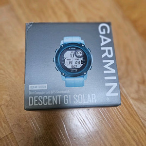 가민 솔라 G1 오션에디션 솔라 충전 스쿠버 프리 다이빙 컴퓨터