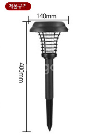 태양광 모기퇴치기 캠핑 태양열 전기 모기 퇴치 LED 포충기--1