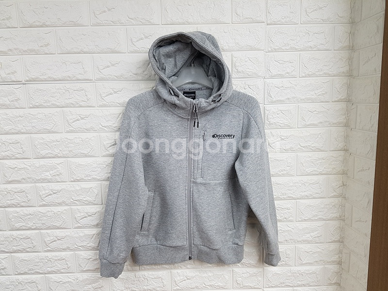 디스커버리 후드 집업 점퍼 키즈130 (자켓)--0