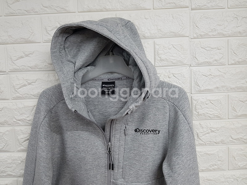 디스커버리 후드 집업 점퍼 키즈130 (자켓)--1