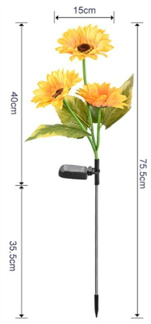 태양광 정원등 LED 태양열 가로등 잔디등 꽃등 조경 전구--1