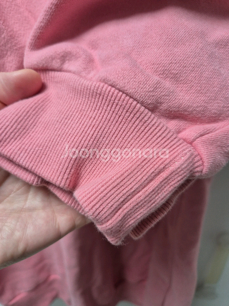 로즈베이 딸기우유 핑크 후드 약기모 원피스프리사이즈--4