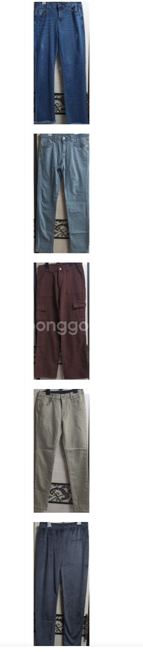 여성 가디건&니트&원피스 세트외 35벌 점퍼 자켓 가디건 청바지 가방외 다드려요--4