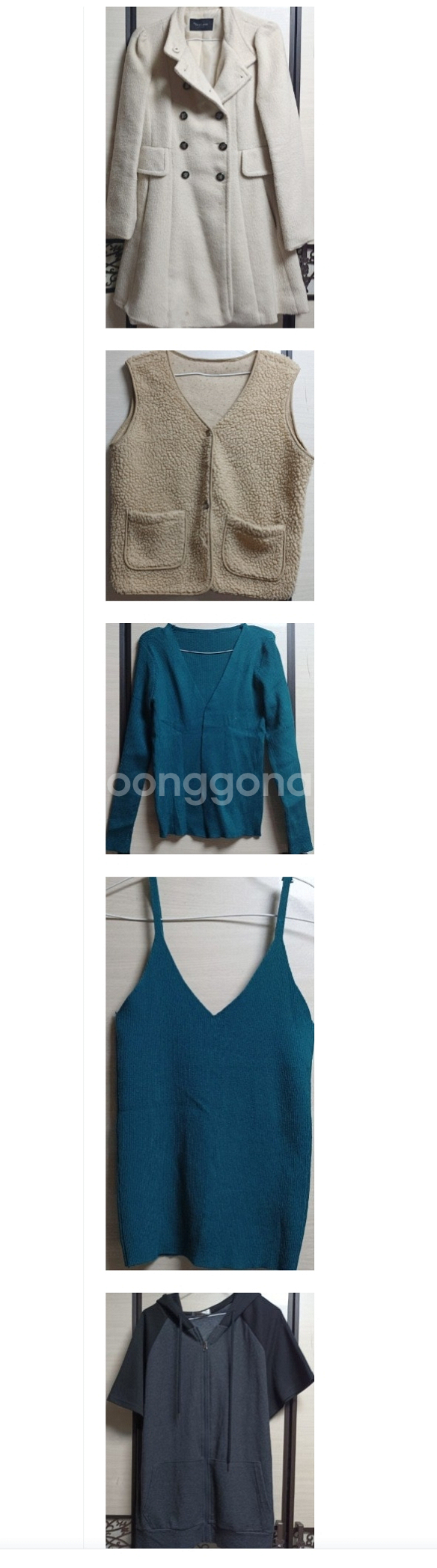 여성 가디건&니트&원피스 세트외 35벌 점퍼 자켓 가디건 청바지 가방외 다드려요--1