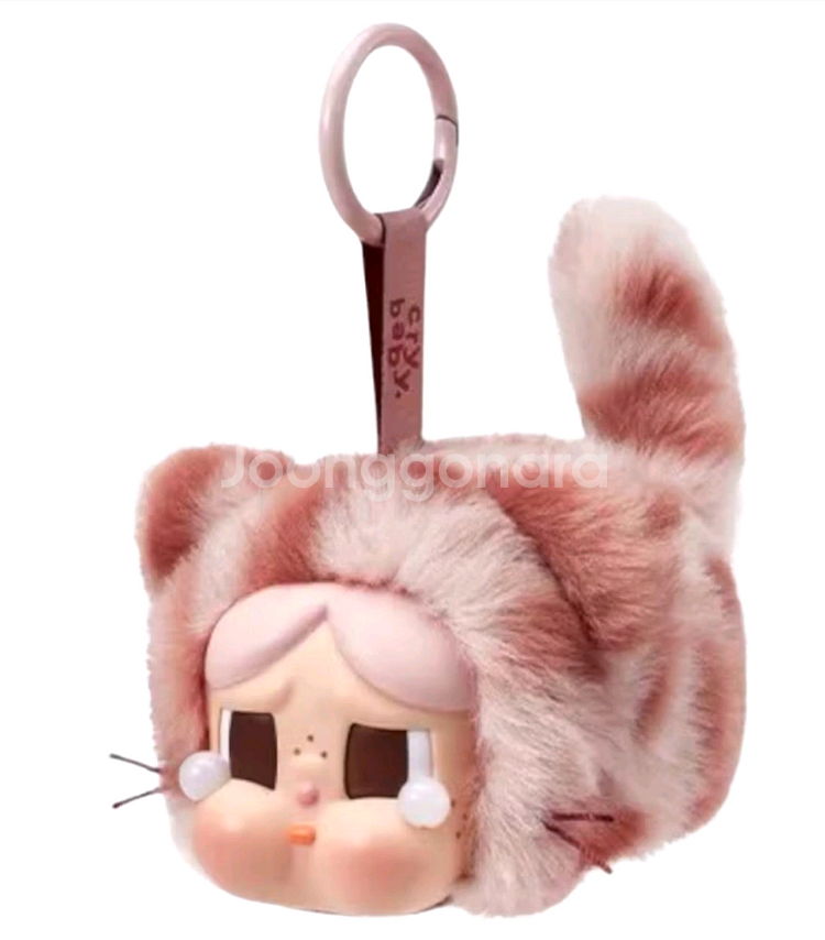 팝마트 크라이베이비 표범냥이 키링(핑크)--2