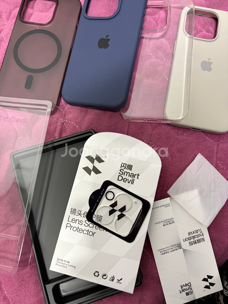 아이폰15프로 케이스 + 카메라 보호유리--0