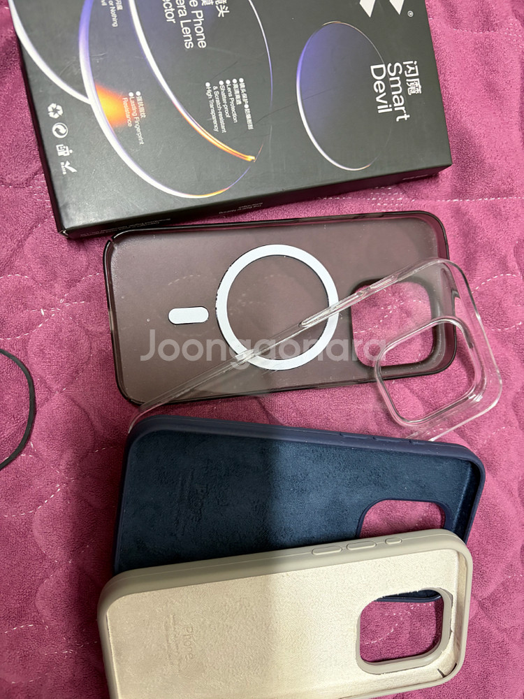 아이폰15프로 케이스 + 카메라 보호유리--2