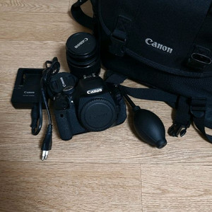 캐논 EOS 600D 카메라 + 렌즈