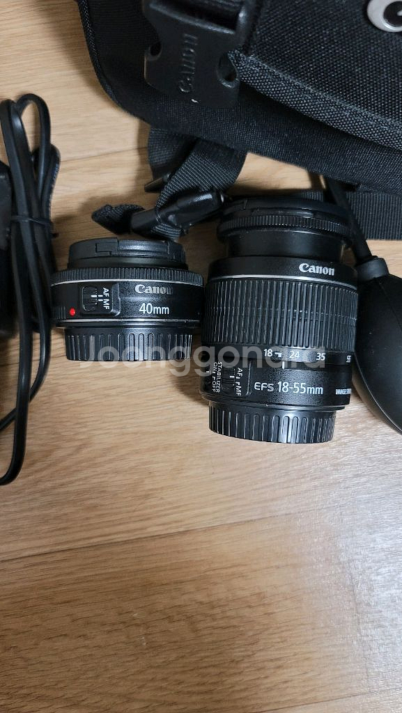 캐논 EOS 600D 카메라 + 렌즈--2