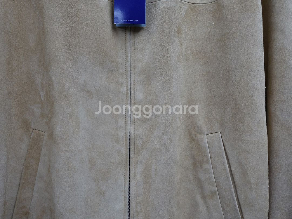 랄프 로렌 퍼플 라벨 카멜 스웨이드 자켓--1