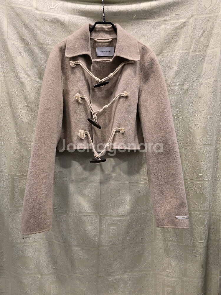 모어댄예스터데이 더플 코트 크롭 자켓 프리사이즈--0