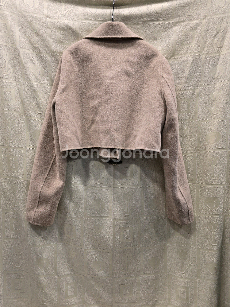 모어댄예스터데이 더플 코트 크롭 자켓 프리사이즈--4