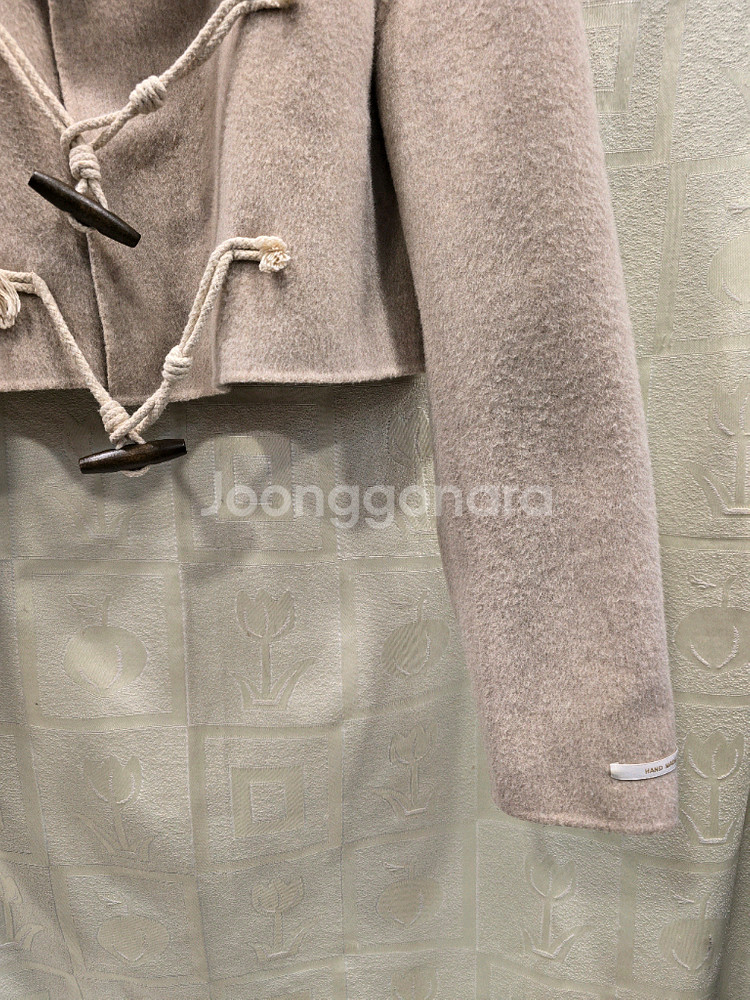 모어댄예스터데이 더플 코트 크롭 자켓 프리사이즈--3