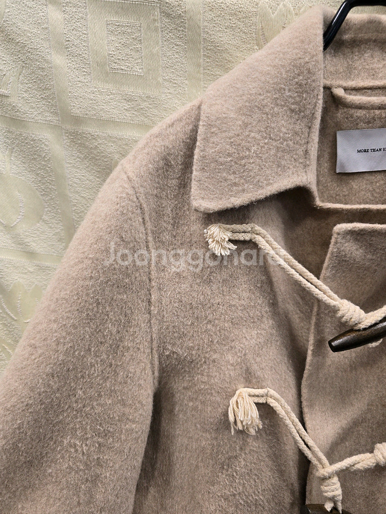 모어댄예스터데이 더플 코트 크롭 자켓 프리사이즈--2