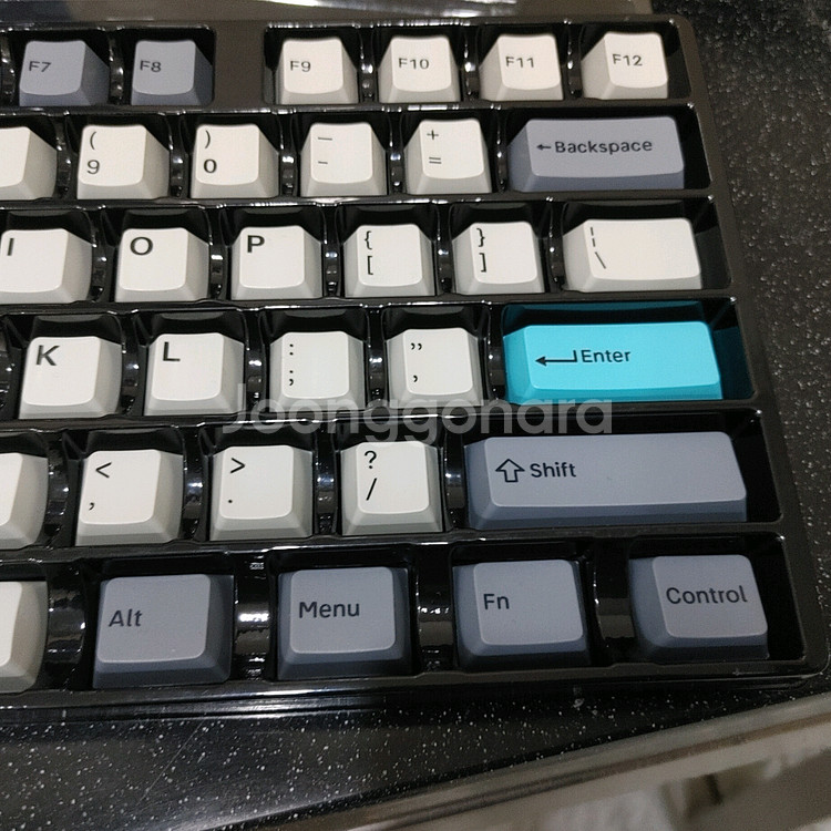 키크론 PBT 돌치블루 키캡 세트(219키)--3