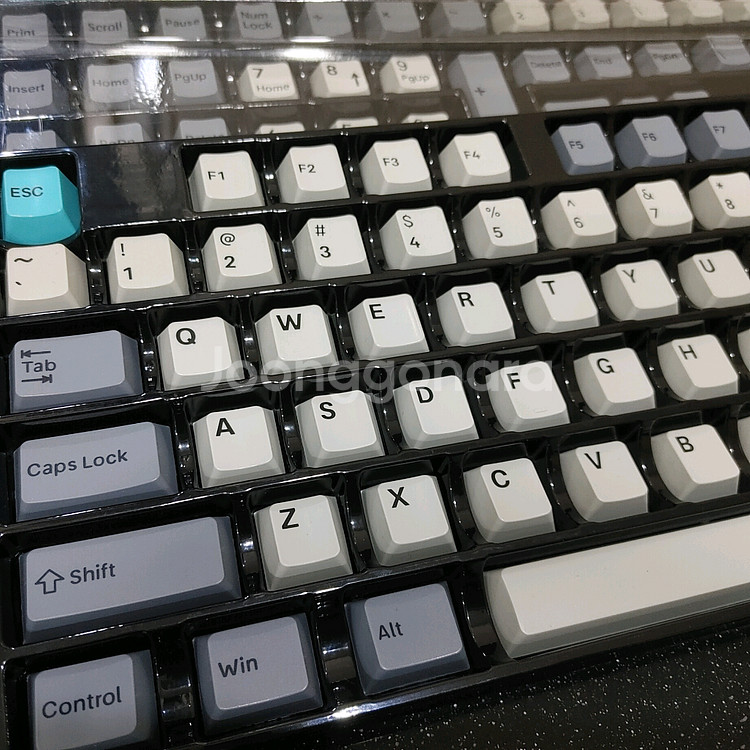 키크론 PBT 돌치블루 키캡 세트(219키)--1