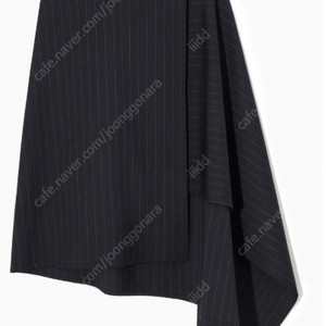 <택있음>COS애시메트릭 핀스트라이프 울스커트/36