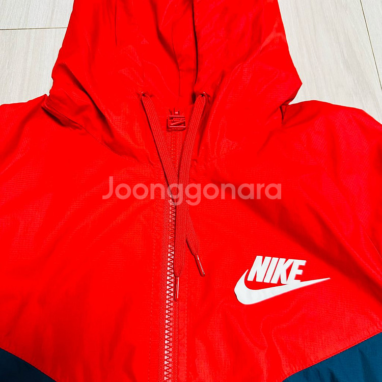 나이키 후드 바람막이 자켓 L (여성)--1