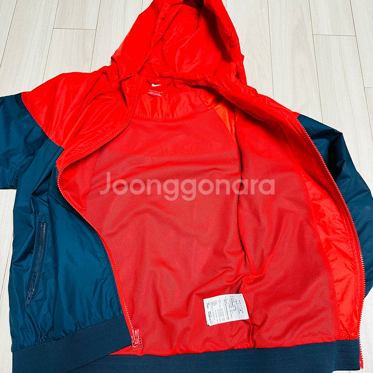 나이키 후드 바람막이 자켓 L (여성)--5