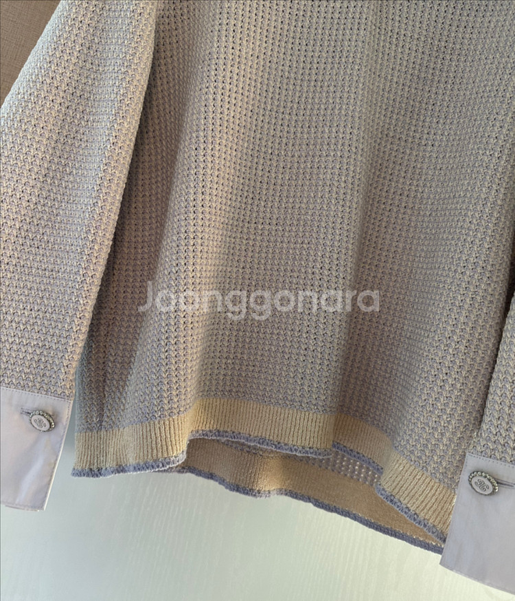 한섬 SJSJ 24 트위드 니트--2