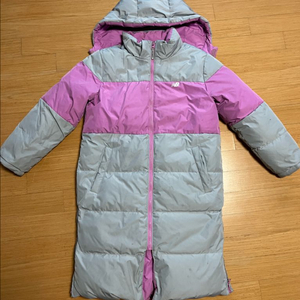 뉴발란스 양면 구스 롱패딩 155사이즈