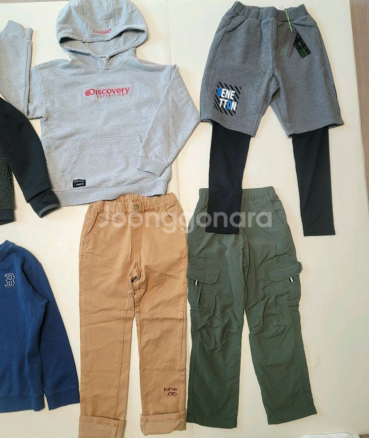 남아옷 130, 노스페이스,아디다스, 디스커버리, MLB, 베네통등--3