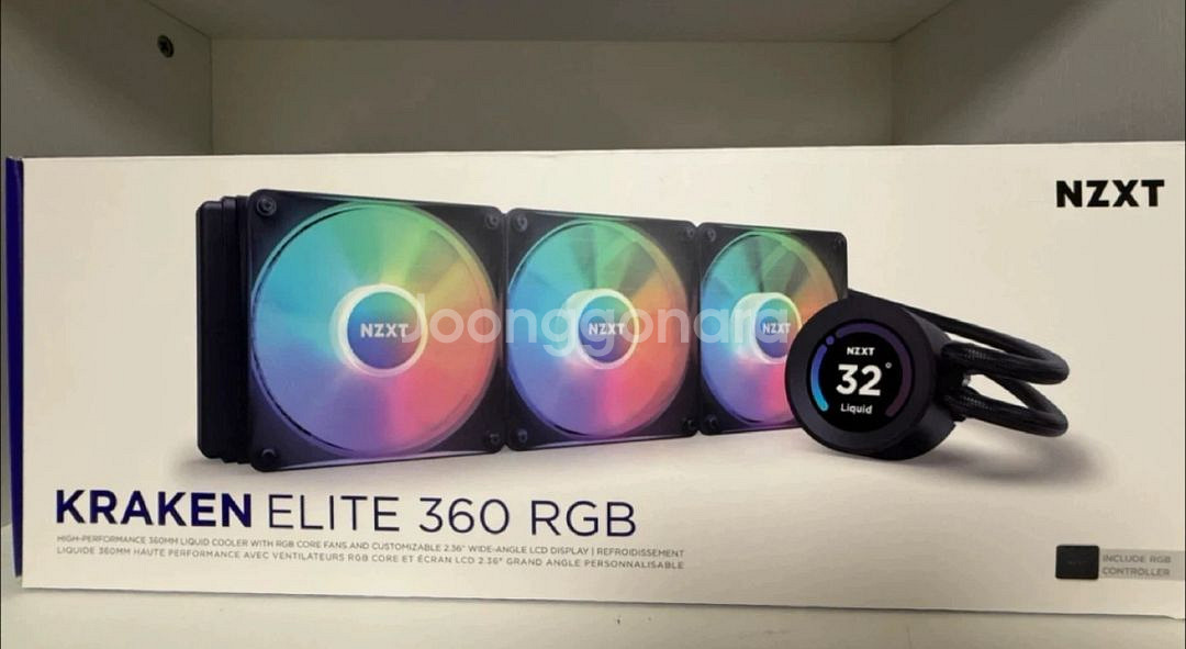 NZXT KRAKEN ELITE 360 RGB 수냉쿨러--0