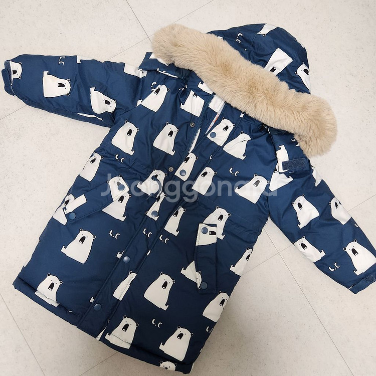 리틀클로젯 롱 덕다운 패딩 110--0