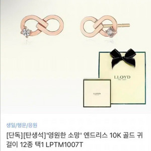 로이드 엔드리스 10K 골드 귀걸이