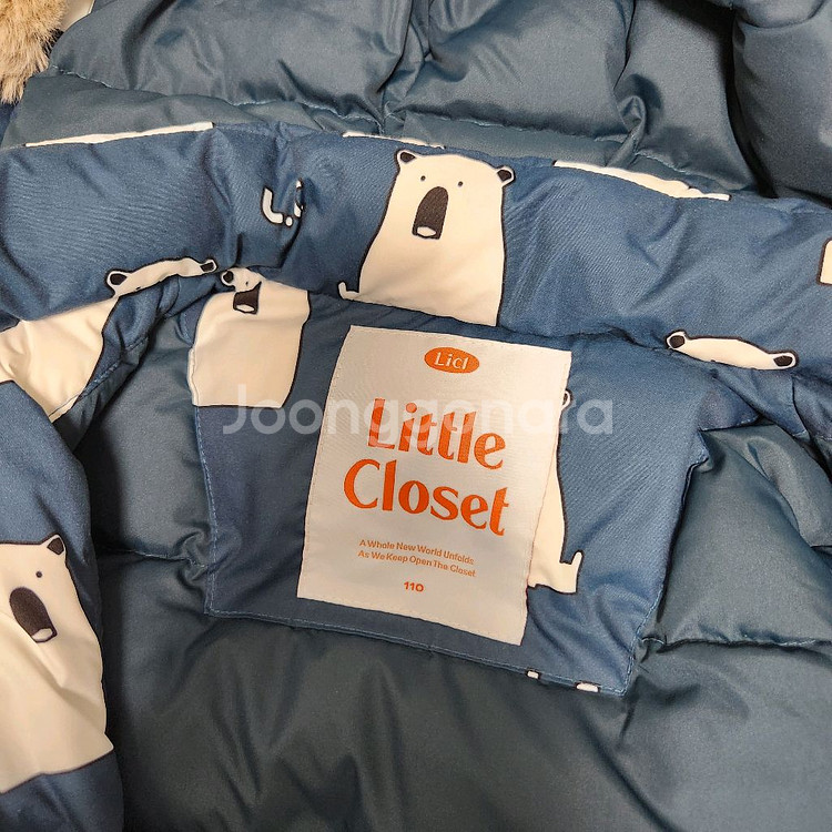 리틀클로젯 롱 덕다운 패딩 110--3