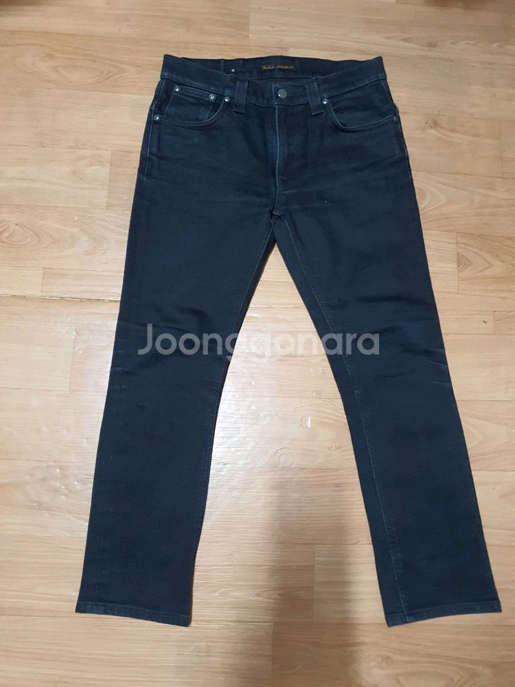 누디진 블랙 청바지 W31/L30 실제 29 슬림핏--0