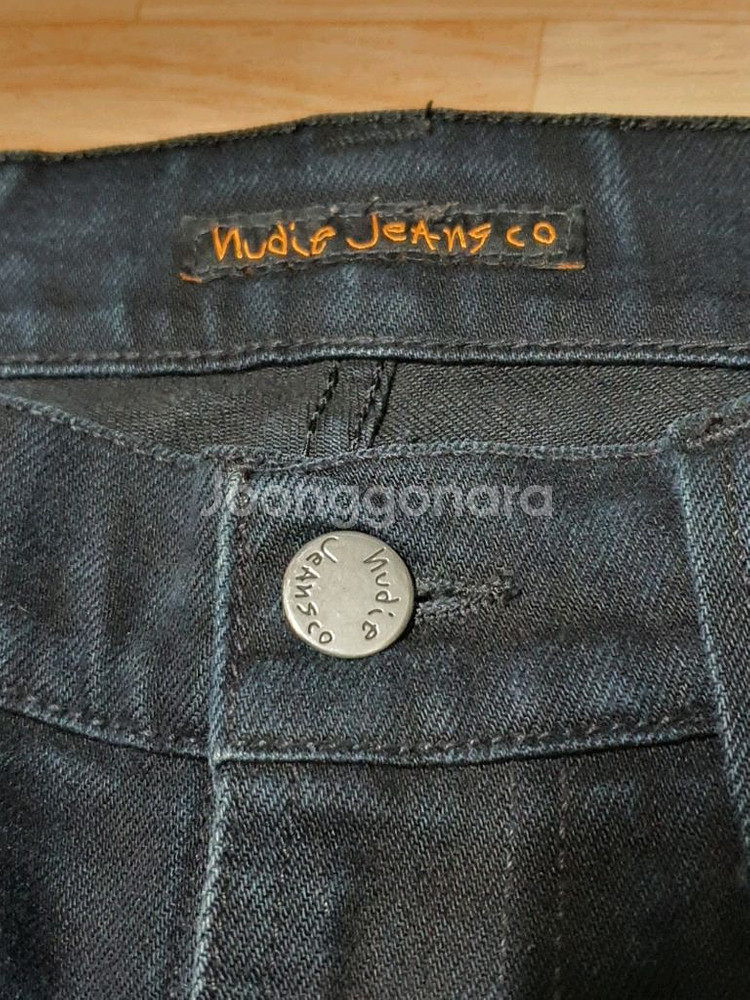누디진 블랙 청바지 W31/L30 실제 29 슬림핏--3