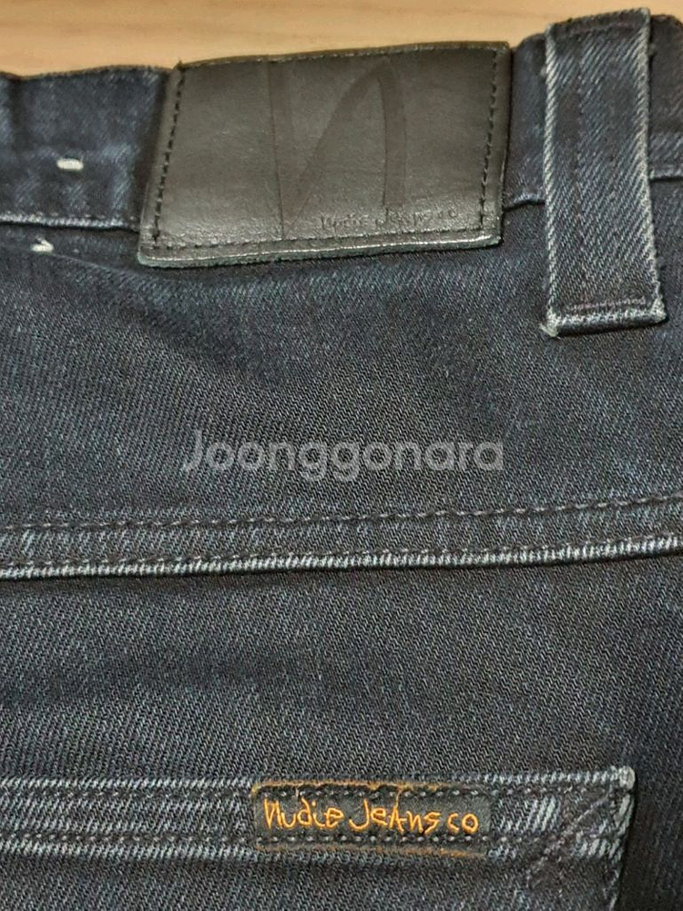 누디진 블랙 청바지 W31/L30 실제 29 슬림핏--4