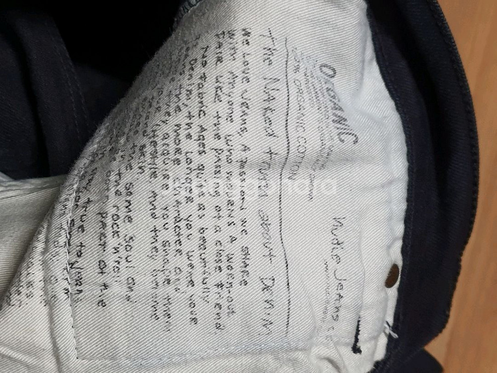 누디진 블랙 청바지 W31/L30 실제 29 슬림핏--9