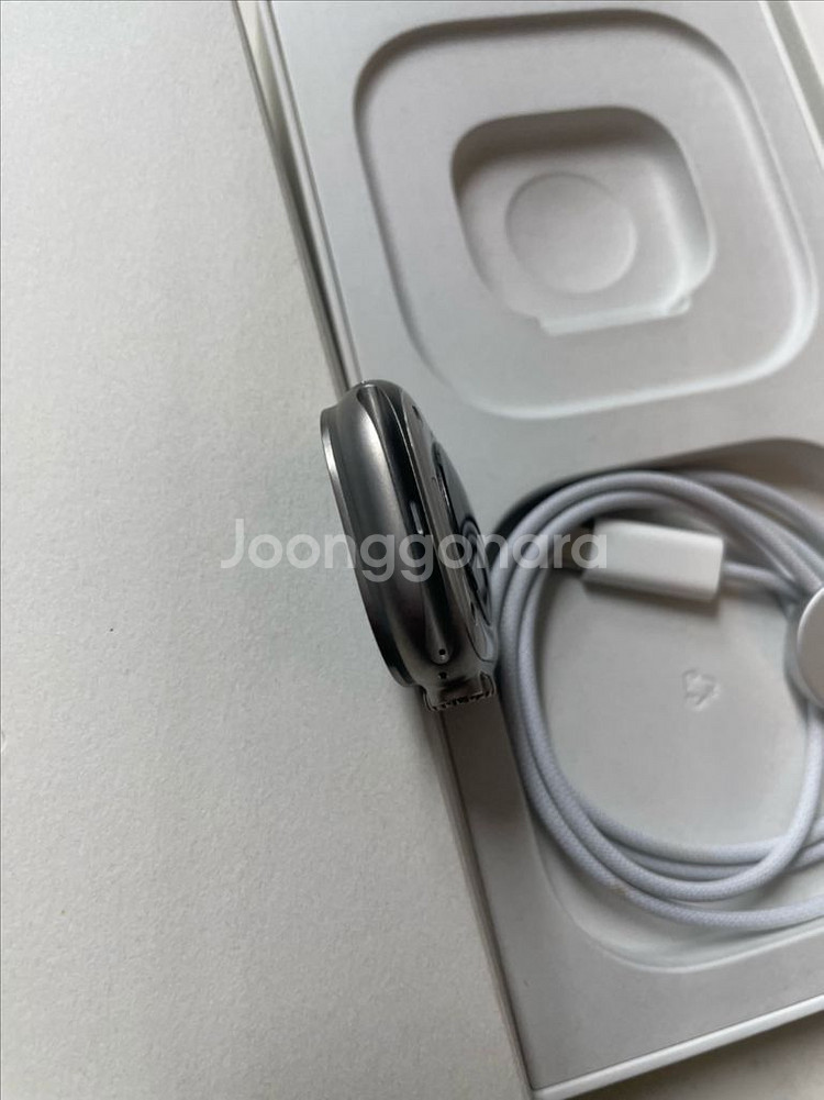 애플워치 울트라1 실버 SS급 배터리95퍼--6