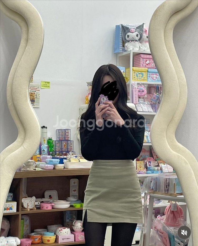 곰돌이 전신 거울 (카페 소품샵 쇼핑몰 매장 포토존)--3