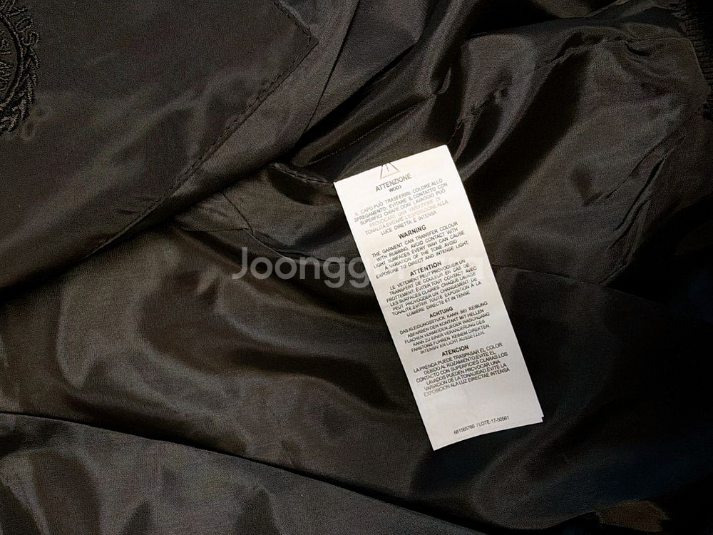 스톤 아일랜드 블루종 항공 점퍼 남성XL 새상품--5