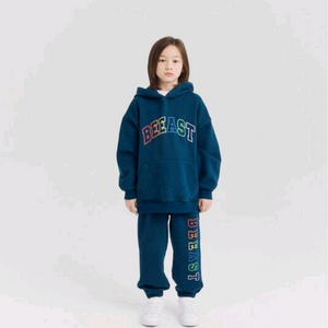 가격내림) 비이스트플로우 후드상하세트 130사이즈 새상품