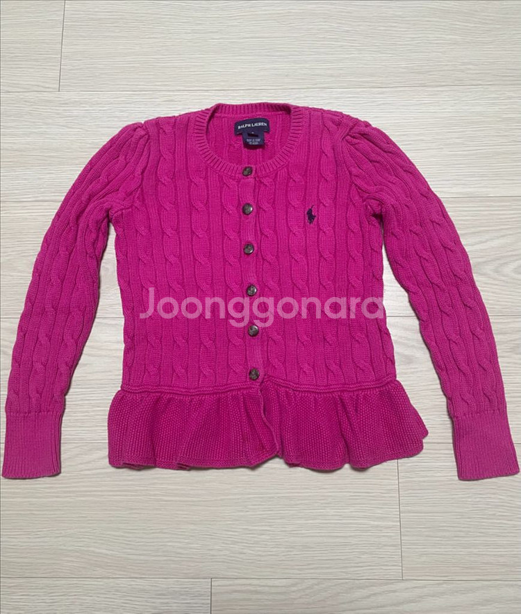 폴로 가디건 사이즈 6--0