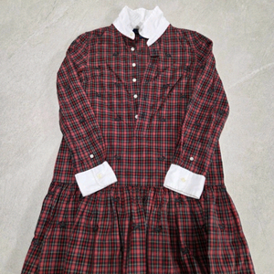 폴로 랄프로렌 체크 원피스 8T