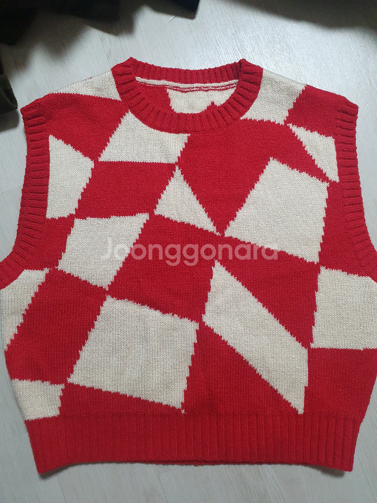 니트 조끼 프리사쥬--0