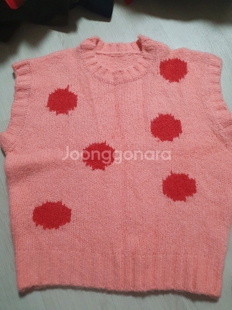 니트 조끼 프리사쥬--1