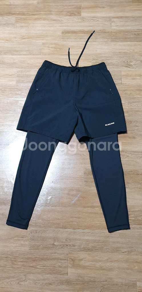 남.32-33) 블랙야크 남성 레깅스 반바지, 등산 트레킹--0