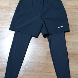 남.32-33) 블랙야크 남성 레깅스 반바지, 등산 트레킹