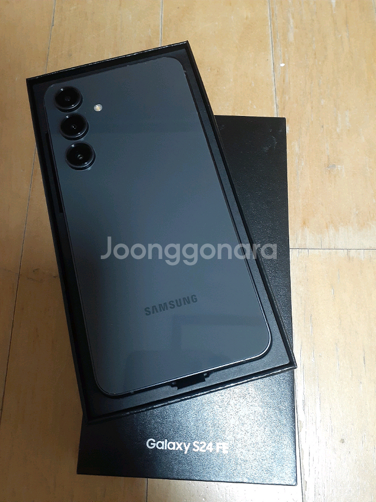 갤럭시S24Fe 256G 개봉새제품(블랙)--0