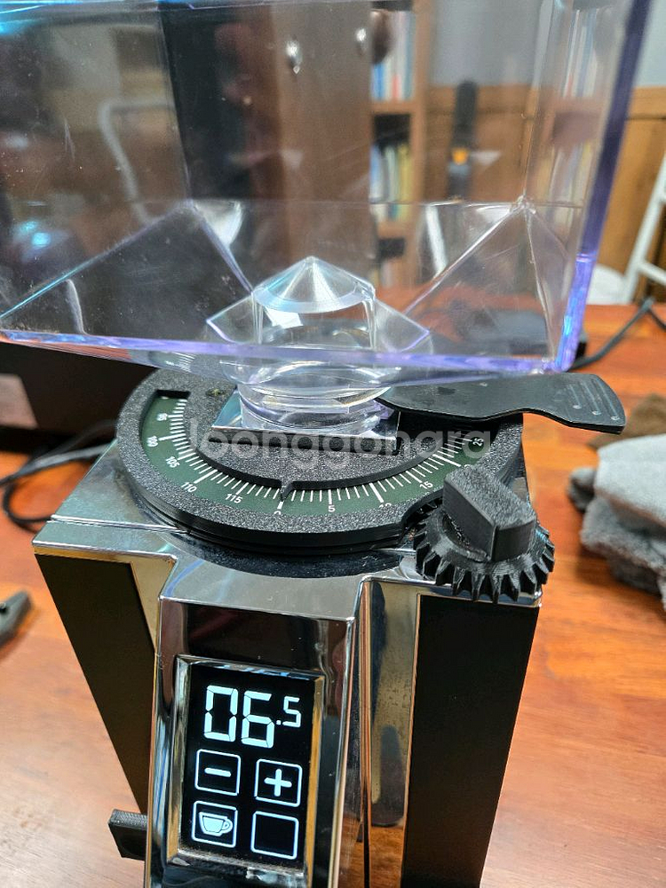 유레카 미뇽 스페셜리타 커피 그라인더 미세조정키트 장착--6