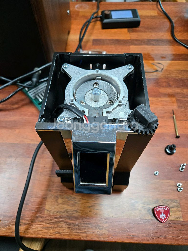 유레카 미뇽 스페셜리타 커피 그라인더 미세조정키트 장착--5